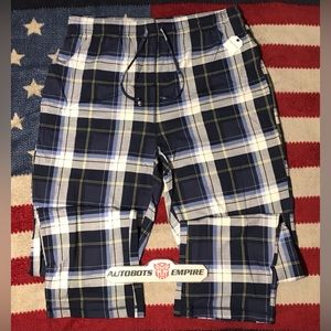 Vintage NAUTICA Sleepwear Plaid Pajamas Pants L pjs sail yacht casual rlpc rlx 1